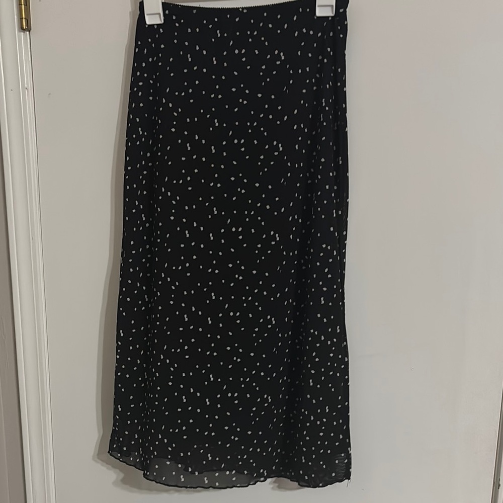 Black Midi Skirt